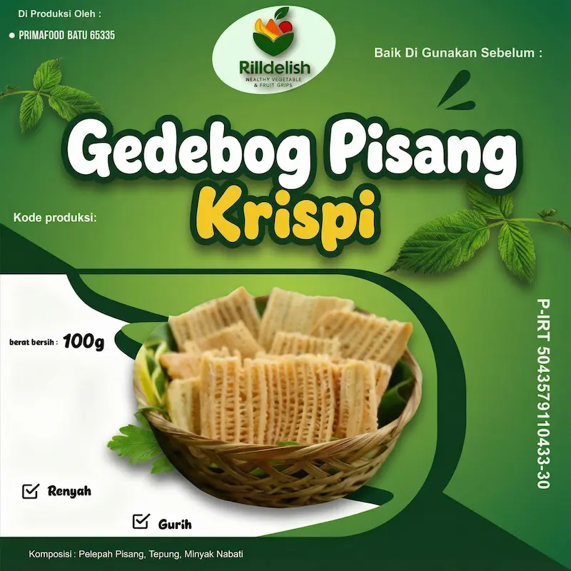 Keripik Gedebog Pisang
