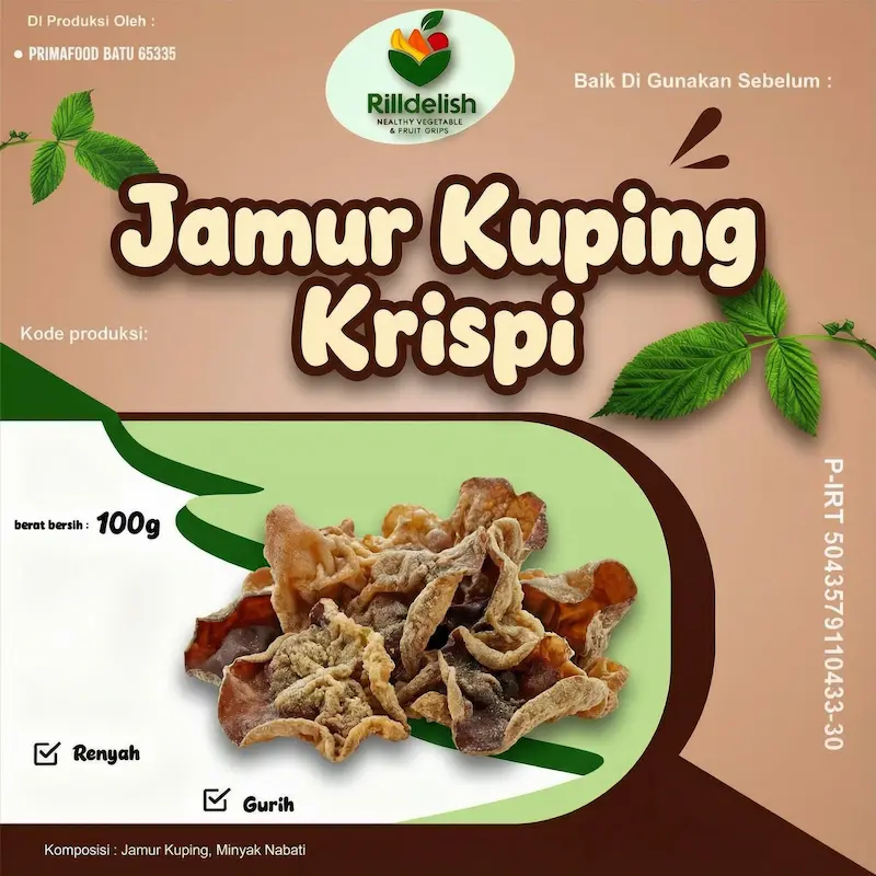 Keripik Jamur Kuping